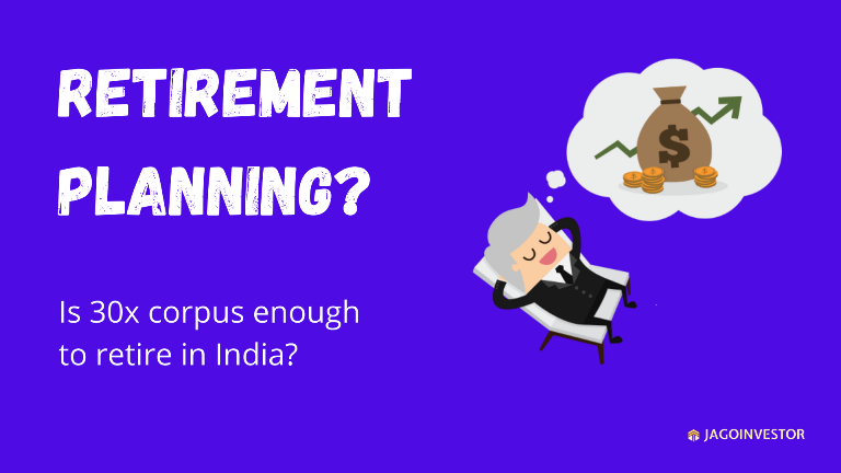 retirement planning corpus required